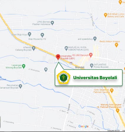 Location and Map University of Boyolali Nomor